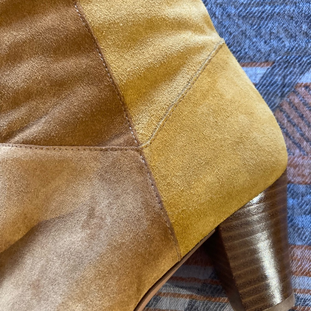Ba&sh knee high two tones suede boots - Picture 3 of 16